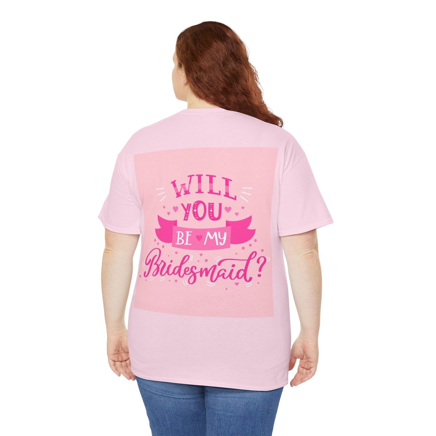 Bridesmaid proposal tee!  ‘Will You Be My Bridesmaid?’ Unisex  Cotton Shirt