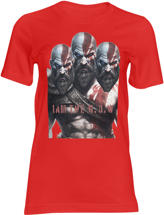 GODOFWAR WOMEN T-SHIRT (GAMER GIRL FIT)